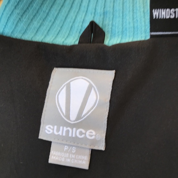 SUNICE “wind stopper” outdoor action wear zip up sweater jacket SizePS - Picture 4 of 7